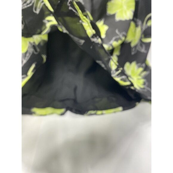 Black and Green Summer Skirt Leaf Nature Tanjay Plus Size 22w Women’s Skirt New - Picture 4 of 8